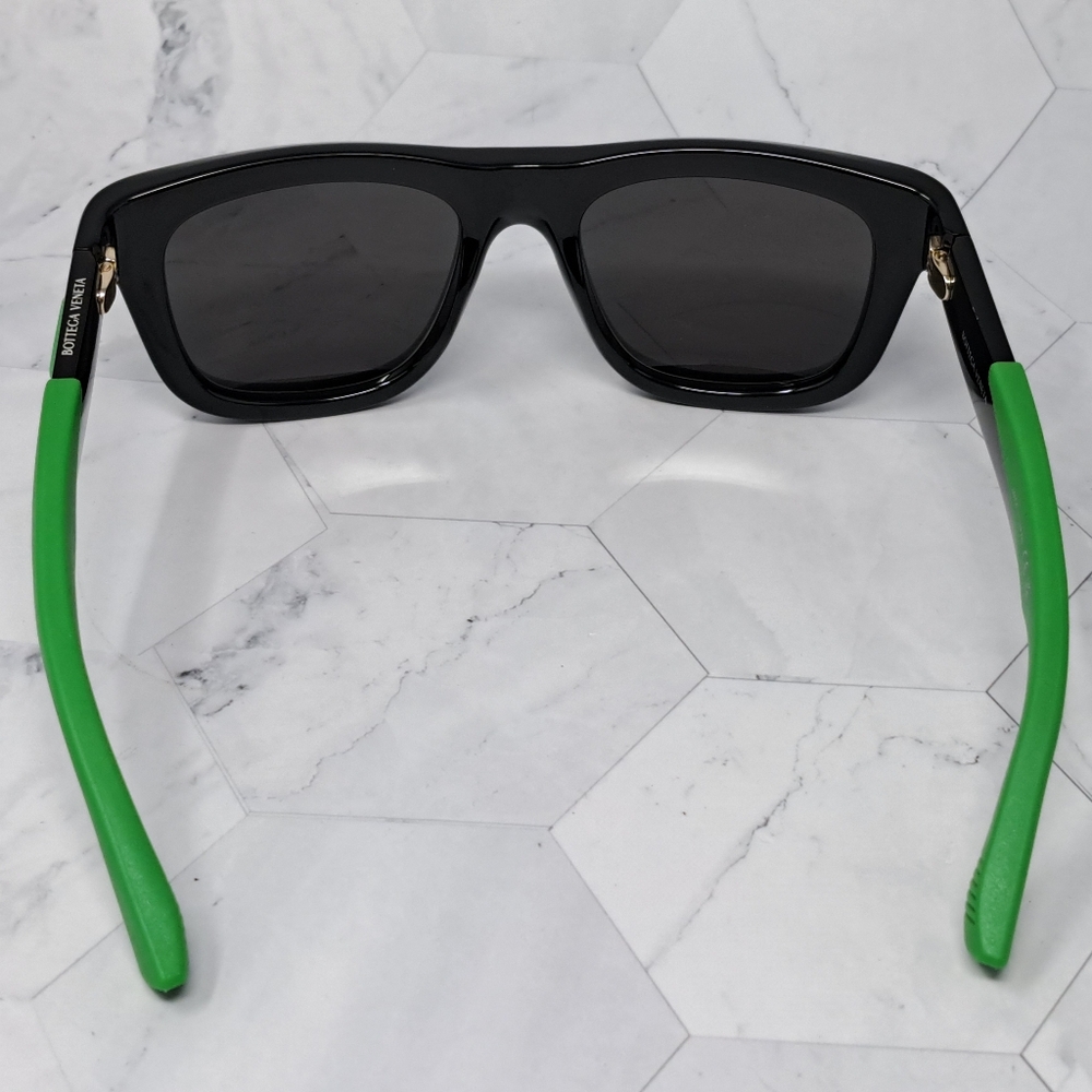 Bottega Veneta Men's Sunglasses Bv1233S 001 Black - Gray Lens NWT - COA - Picture 3 of 10